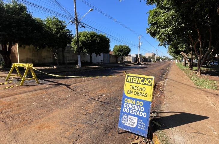 Governo Riedel destina R$ 17 milhões para recapeamento no Jardim Água Boa em Dourados