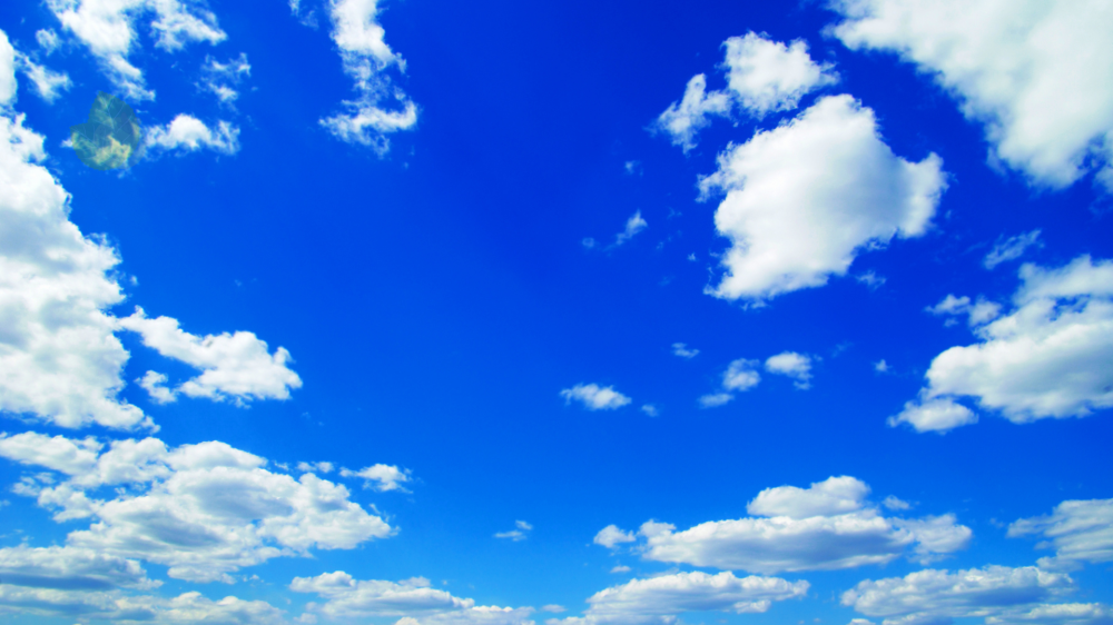Clima típico de inverno: Céu claro domina MS com poucas nuvens