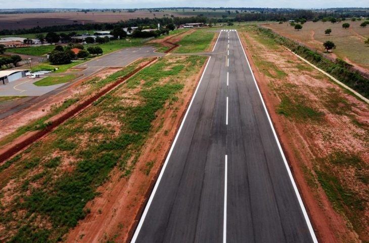 Paranaíba ganha modernização com sinalização noturna no Aeródromo para operar 24 horas