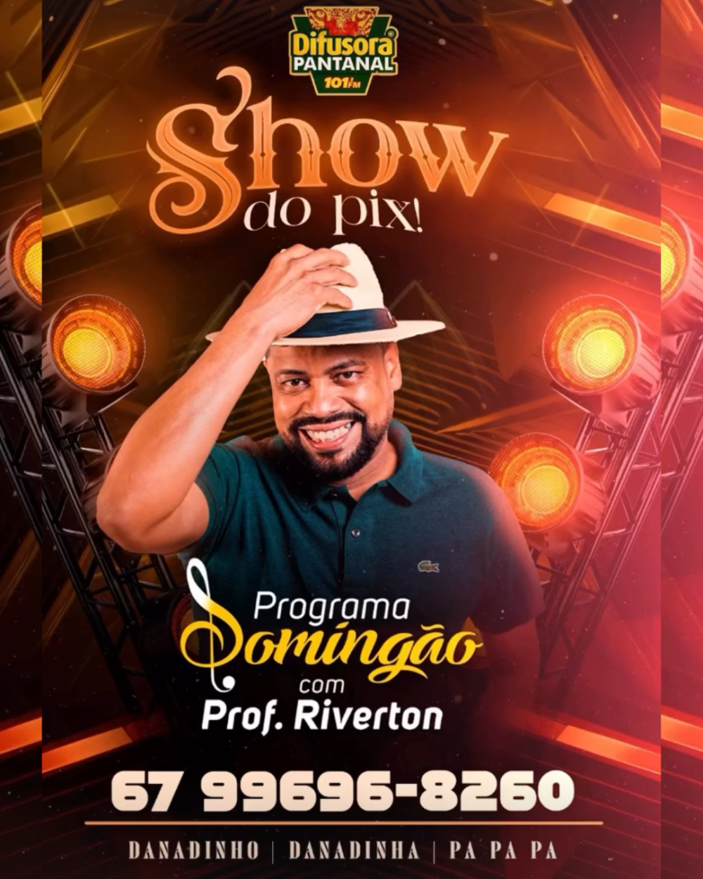 Promoção Domingão com Professor Riverton agita Campo Grande na Difusora FM 109.1