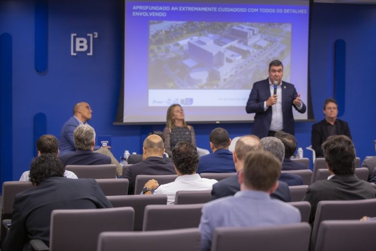 Governador Riedel apresenta PPP do Hospital Regional a investidores na B3 em São Paulo