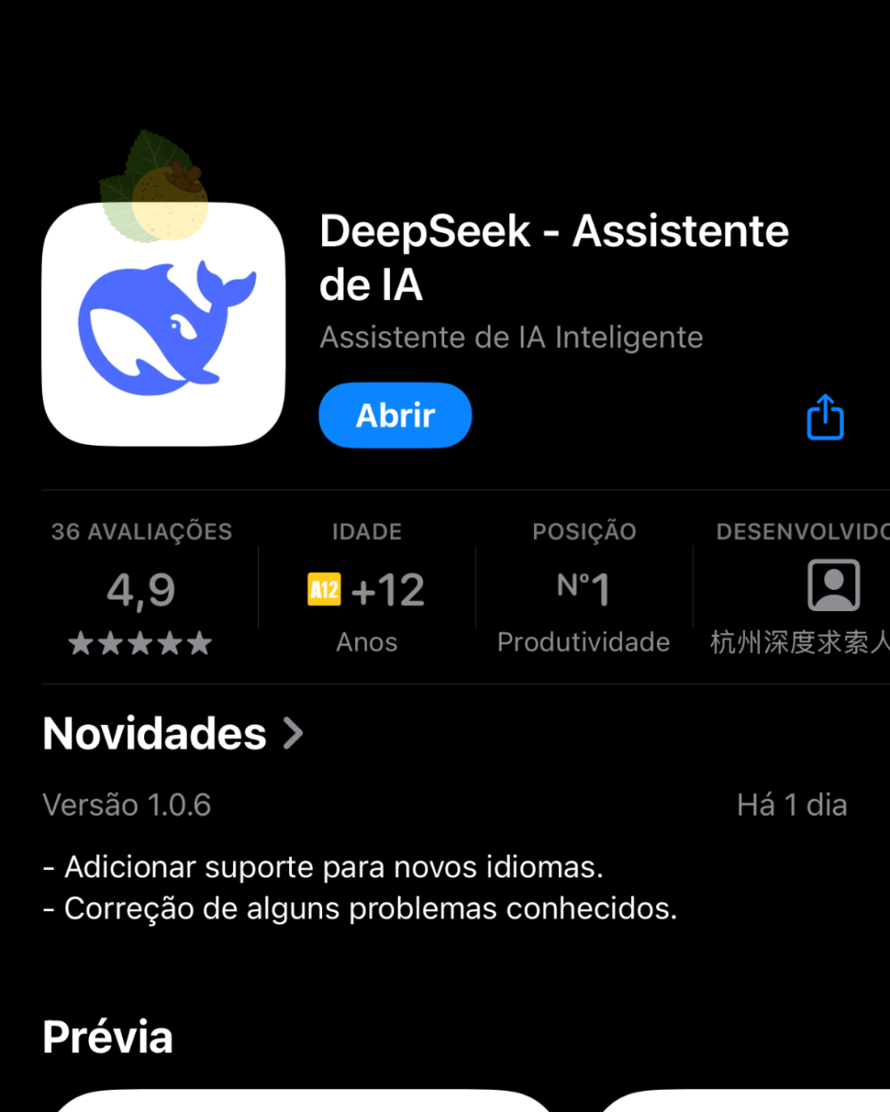 DeepSeek: Português fluente, informações limitadas ao ano de 2023