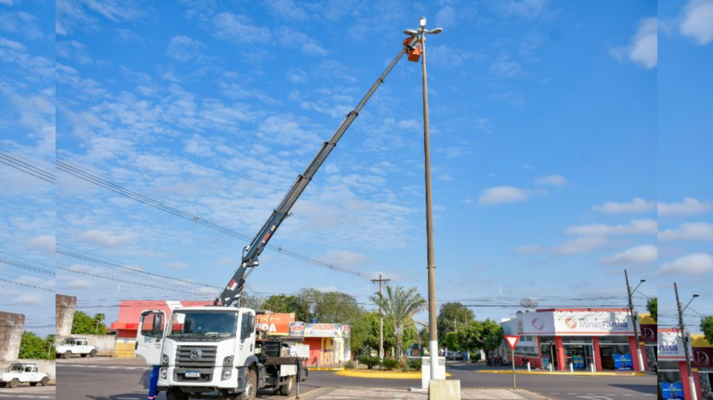 Gestão Mauro do Atlântico (PSDB) moderniza iluminação da Avenida Pantaneta e reforça segurança