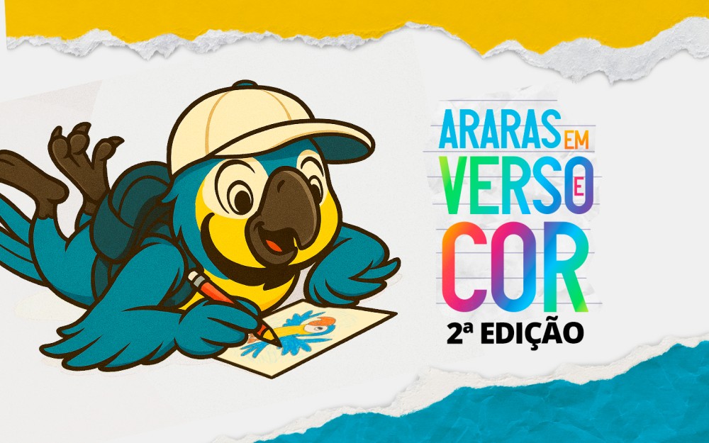 Criatividade e meio ambiente inspiram a edição 2025 do “Araras em Verso e Cor”