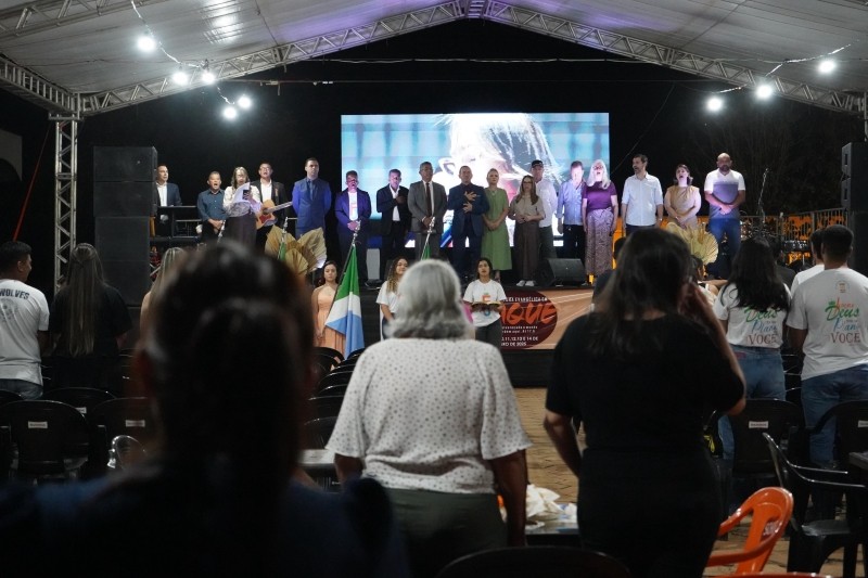 Vice-prefeito Bruno Vieira Nogueira exalta fé e união na Semana da Cultura Evangélica em Nioaque