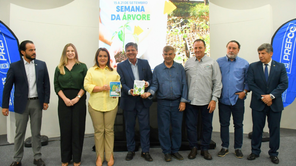 Prefeita Adriane Lopes incentiva adoção de canteiros e amplia parceria com empresas para arborização de Campo Grande