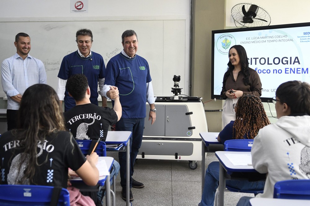 Governo Riedel apresenta ao MEC modelo de educação pública que abrange 187,5 mil alunos