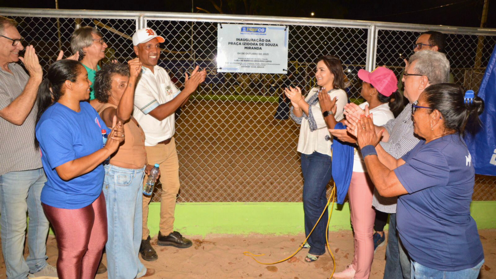Prefeita Adriane Lopes inaugura equipamentos de lazer no Paulo Coelho Machado