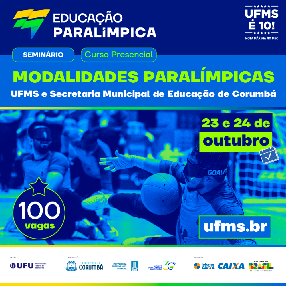 Educação paralímpica: UFMS do Pantanal recebe formação pioneira em Mato Grosso do Sul