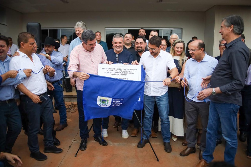 Governo Riedel fortalece Angélica com obras estruturantes e avanços em infraestrutura