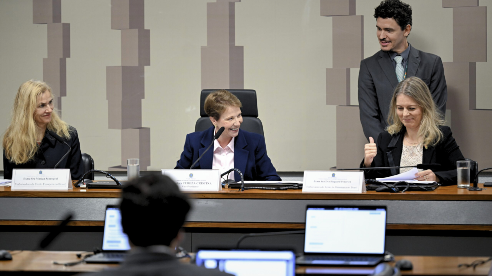 Senadora Tereza Cristina destaca benefícios e avanços do Acordo Mercosul-UE em audiência no Senado
