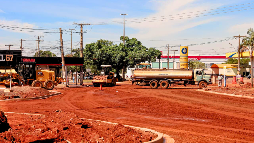 Obras no Trevo Imbirussu aceleram transformação no trânsito de Campo Grande