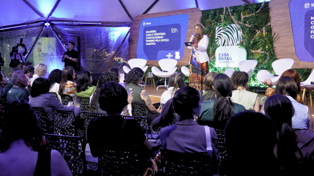 Protagonismo feminino é tema forte no primeiro dia de atividades do Sebrae na COP30