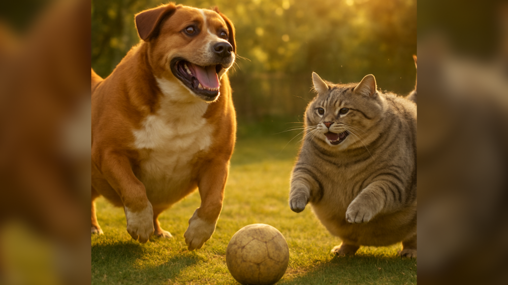Cães e gatos acima do peso: pesquisa com MEOW-1 testa nova estratégia que vai além de dieta e atividade física