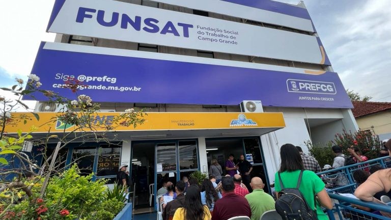Funsat inicia 2026 com 1.151 vagas de emprego em Campo Grande