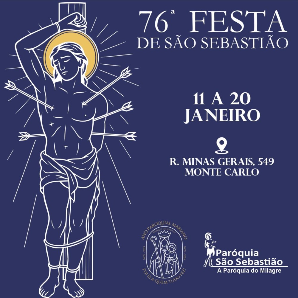 76ª Festa de São Sebastião começa neste domingo em Campo Grande
