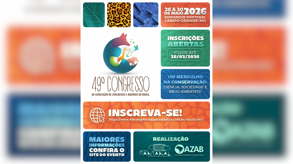 Bioparque Pantanal sedia congresso nacional sobre conservação da biodiversidade