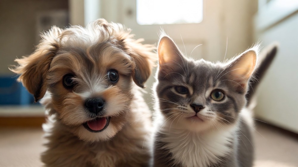 Cães e gatos resgatados esperam por um novo lar em Campo Grande