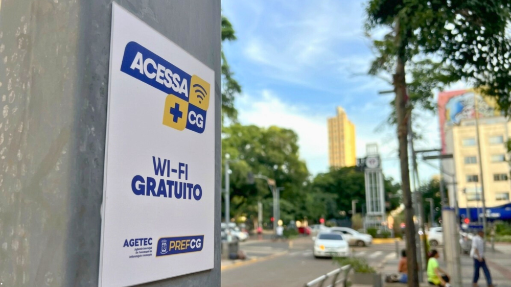 Campo Grande tem wi-fi grátis no centro: saiba onde e como se conectar