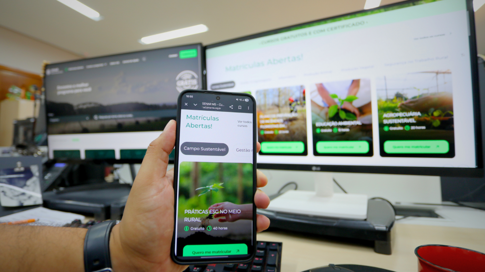 Senar/MS amplia plataforma com 15 novos cursos online e gratuitos para o agro