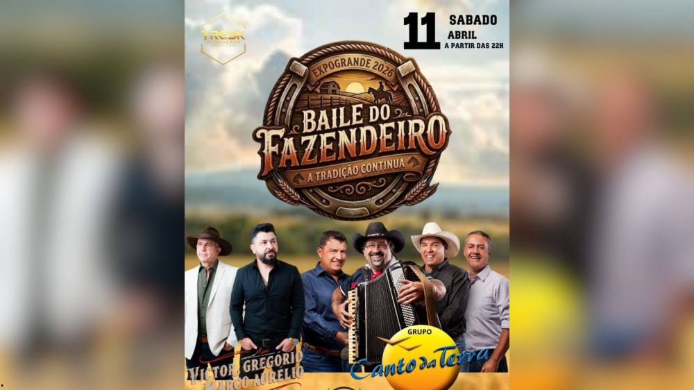 Baile do Fazendeiro anima Expogrande 2026 em Campo Grande