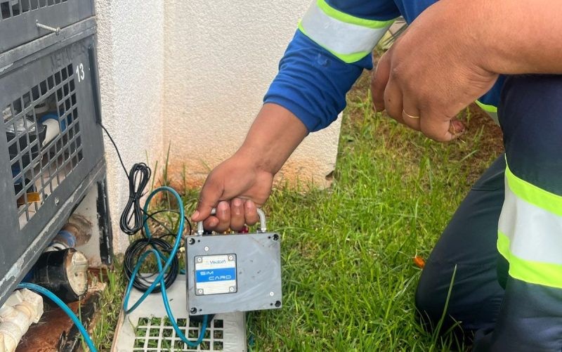 Monitoramento de pressão da Águas Guariroba ajuda a reduzir perdas de água por vazamentos