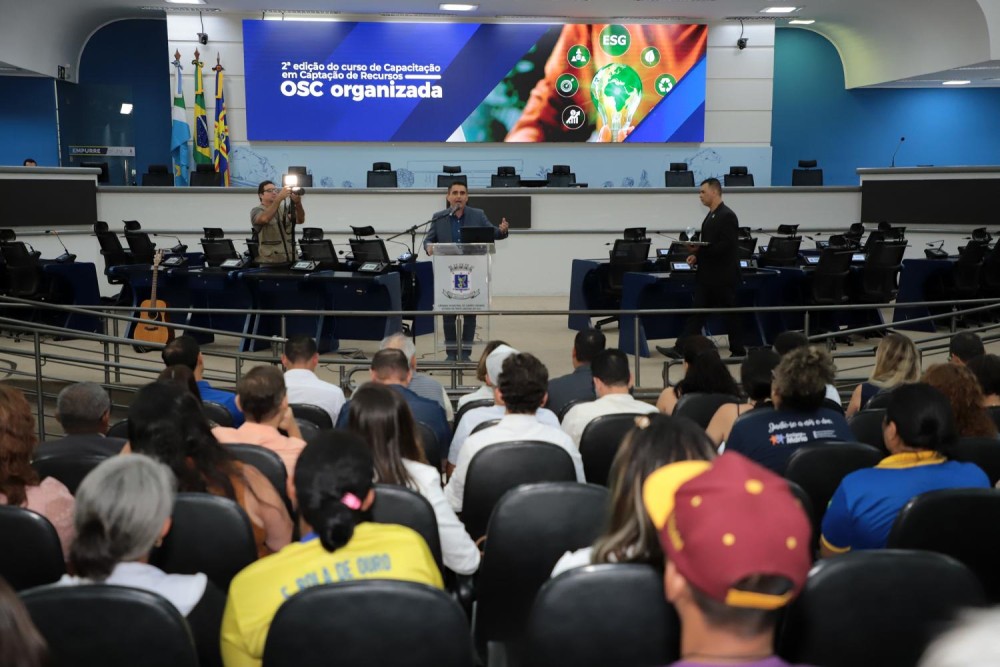 Capacitação na Câmara Municipal profissionaliza captação de recursos do Terceiro Setor