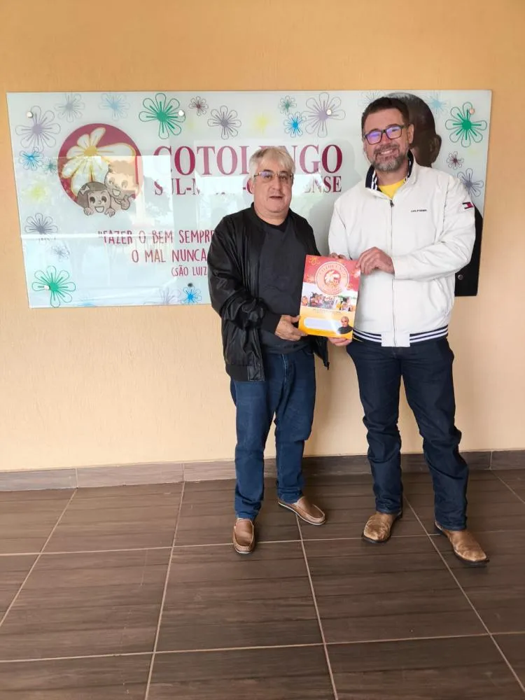 Marcos Pollon visita Cotolengo e acompanha execução de emenda parlamentar
