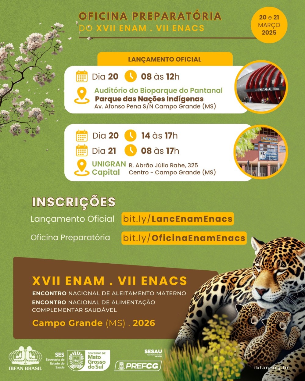 XVII Encontro Nacional de Aleitamento Materno será lançado em breve em Campo Grande