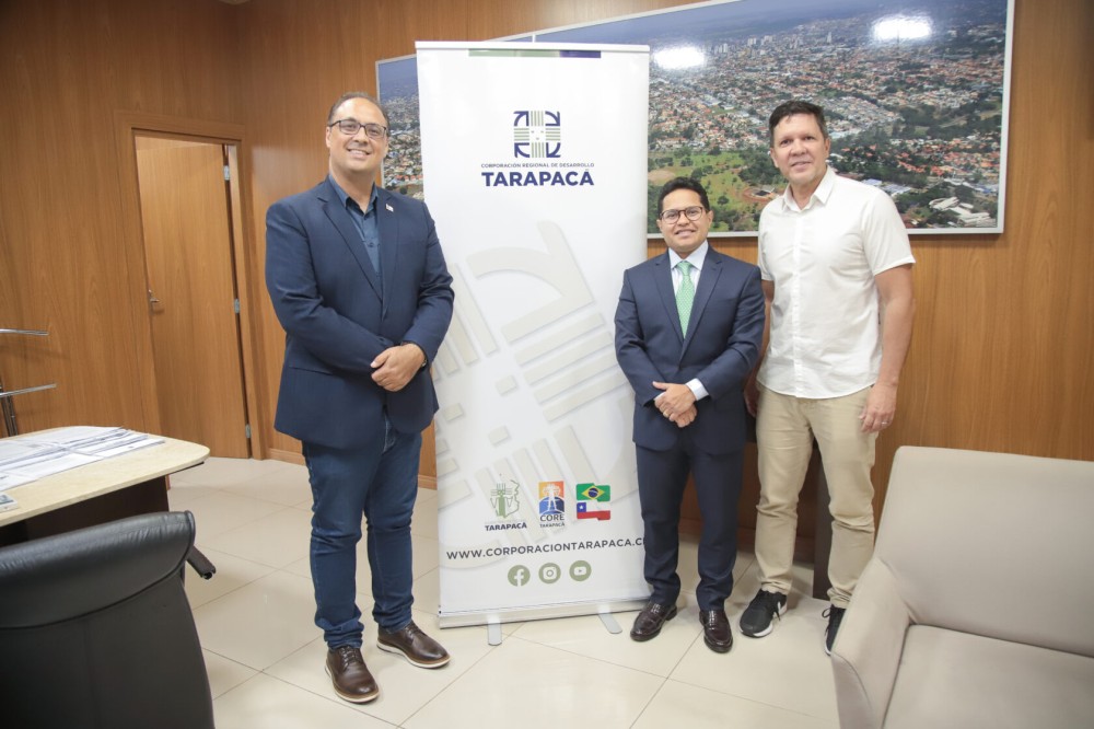 Representante chileno e Papy debatem parcerias para a Rota Bioceânica na Capital