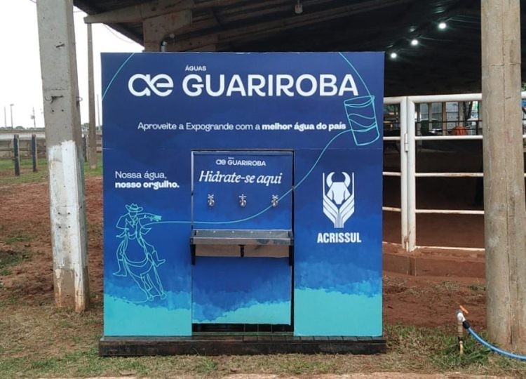 Águas Guariroba leva hidratação gratuita para Expogrande 2025