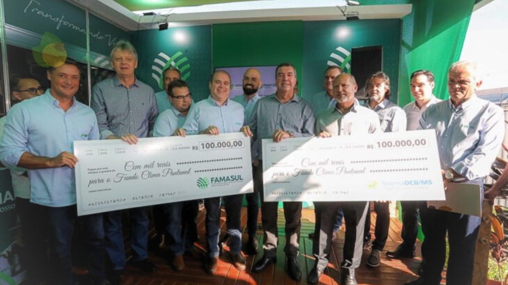 Governo Riedel recebe primeiras doações ao Fundo Clima Pantanal de OCB e Famasul
