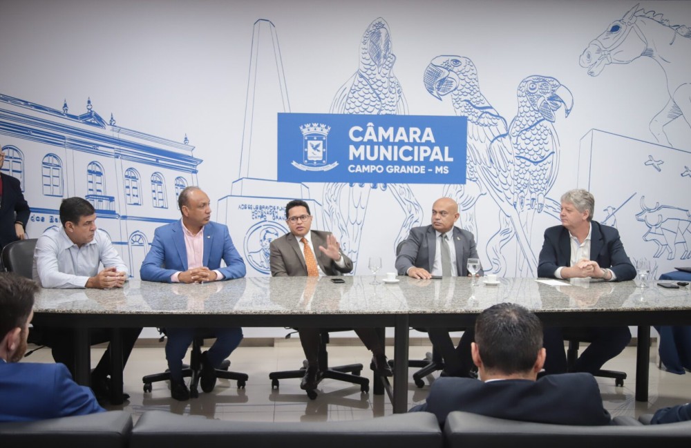 Presidente Papy destaca parceria com o GOVMS para avançar com projetos que atraiam indústrias à Capital