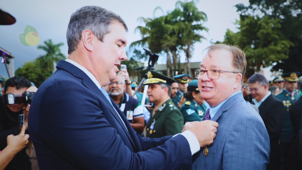 Presidente do TJMS, Dorival Renato Pavan, recebe Medalha Tiradentes da PMMS
