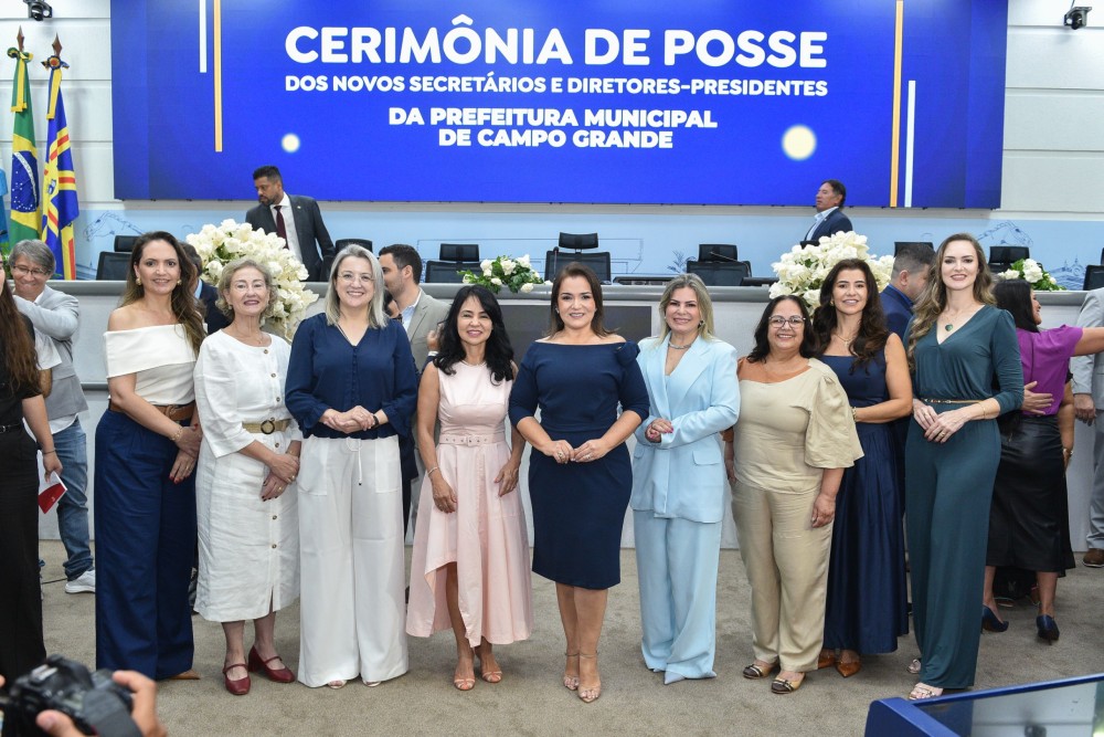 Gestão da prefeita Adriane Lopes se destaca com mais de 40% de mulheres em cargos de liderança em Campo Grande