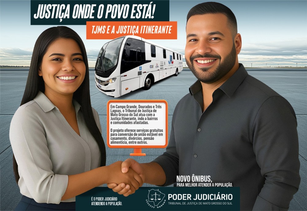 TJMS: Justiça Itinerante realiza mais de 100 atendimentos diários em Campo Grande