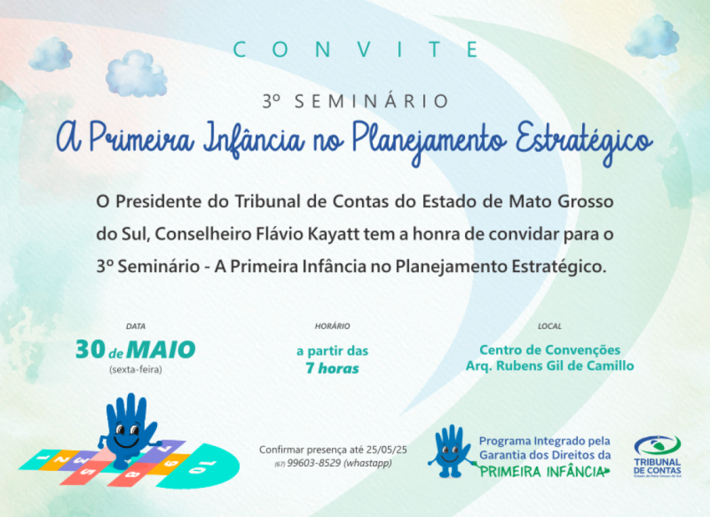 3º Seminário “A Primeira Infância e o Planejamento Estratégico” apresenta avanços e homenageia municípios comprometidos
